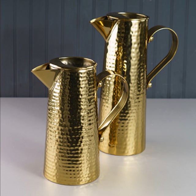 Gold Glitter Plastic Pitcher with Handle 48 oz. - 2 Pack – Posh Setting